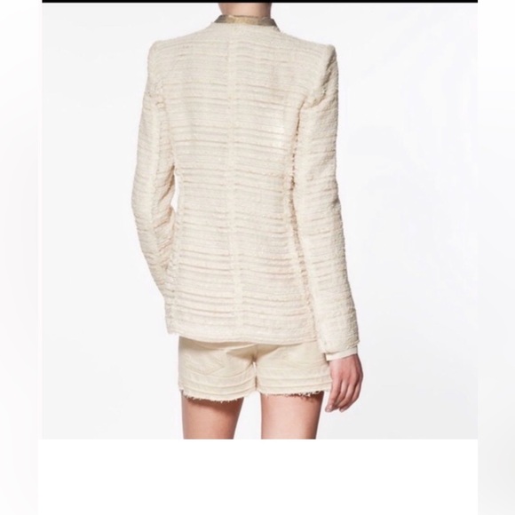 Gorgeous Zara NWT tweed BLAZER - Picture 2 of 8